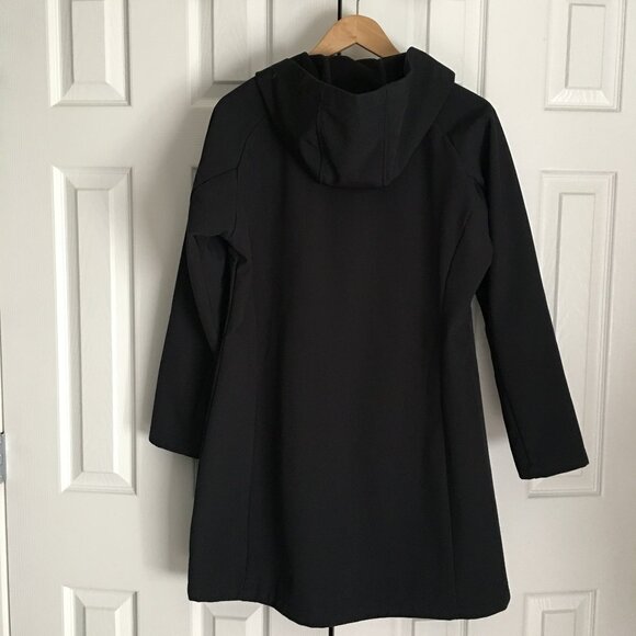 Bench Women's Longline Zip-Up Hoodie Jacket – Black - Picture 4 of 7